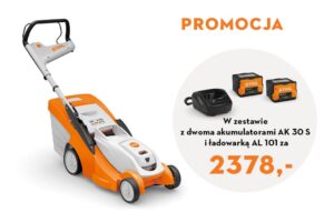 KOSIARKA AKUMULATOROWA RMA 239.1 C SET z 2x AK 30 s i ładowarką