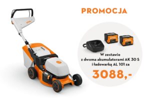 KOSIARKA AKUMULATOROWA RMA 243 z 2x AK 30 s i ładowarką